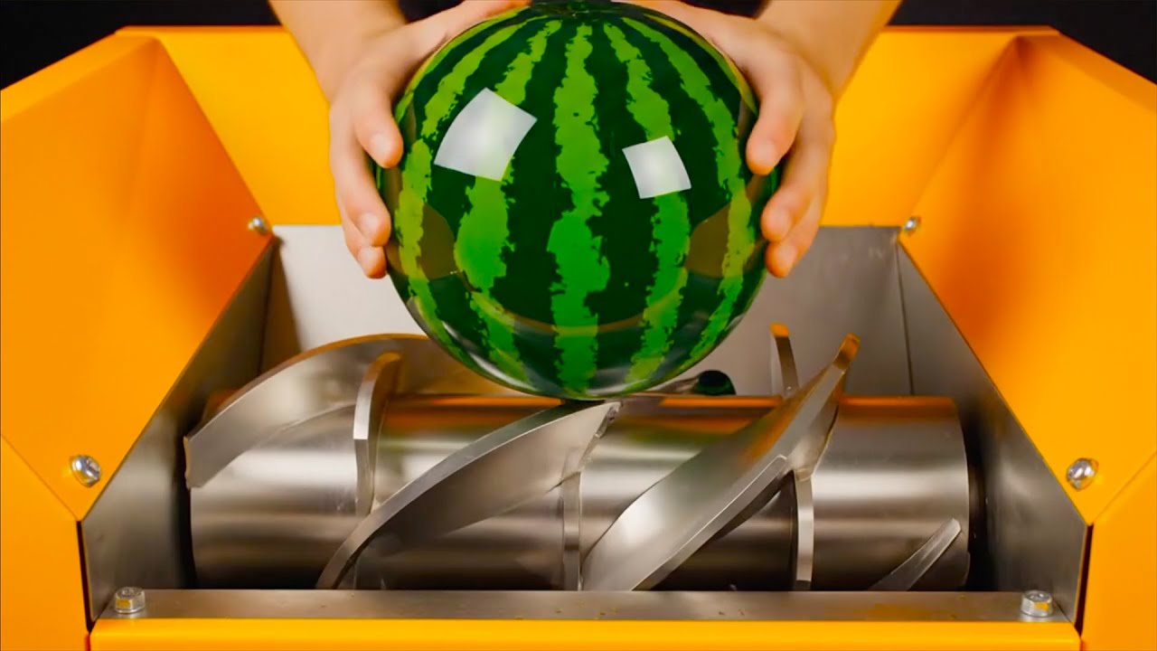 Insanely Satisfying Glass Fruit vs Industrial Shredder 🔥 &ndash; Ultra Realistic ASMR Ai compilation
