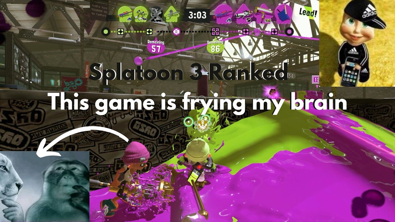 This game is frying my brain (Splatoon 3 Ranked)