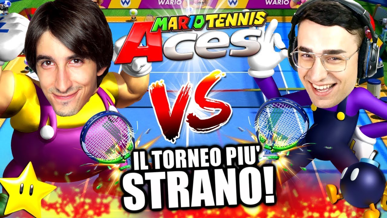 GIOSEPH e TUBERANZA nel TORNEO più STRANO del MONDO! 🌍 Mario Tennis Aces Gameplay ITA