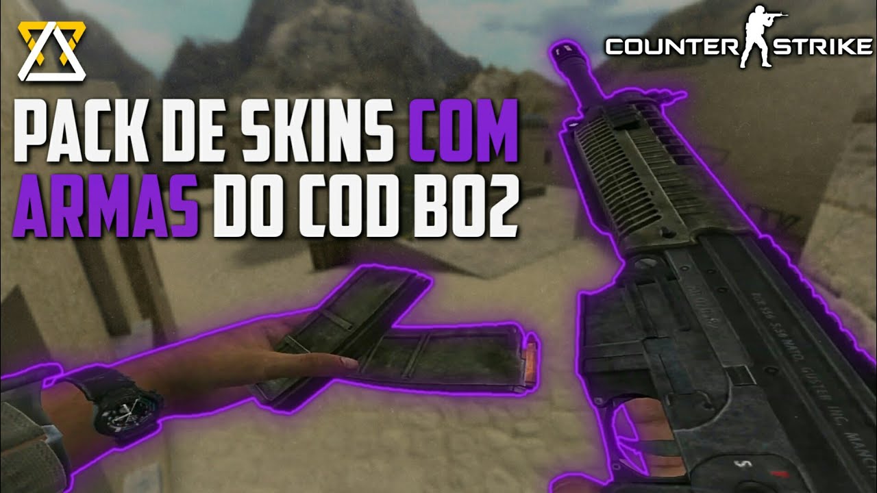 [COD:BO2] Skin Pack Armas do BO2 (ANDROID/PC) | CS 1.6 Mobile