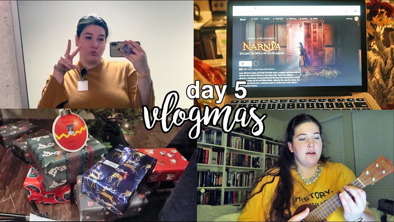 boring and belated, but there's singing you requested | vlogmas 05