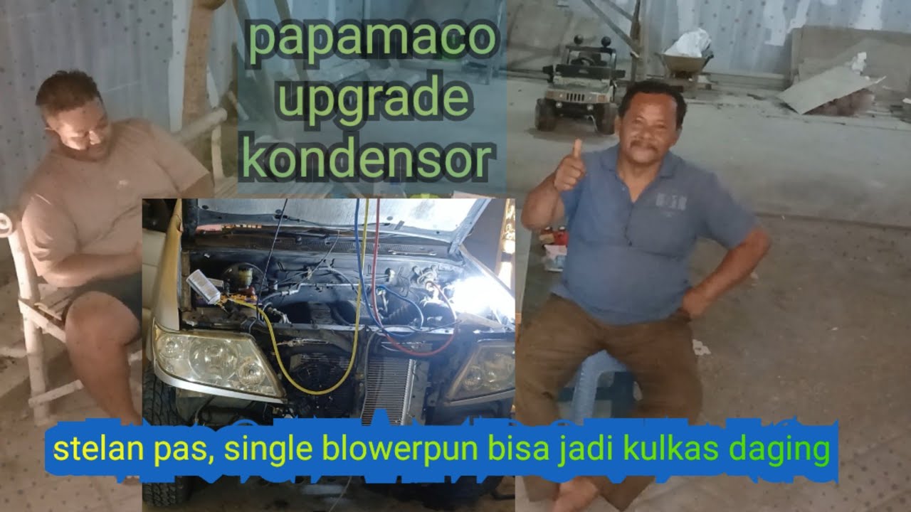 cara pasang kondensor ac Multiflow yang benar #isuzupanther