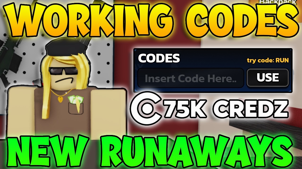 Все рабочие коды для Runaways в Roblox - Roblox Runaways CODES!
