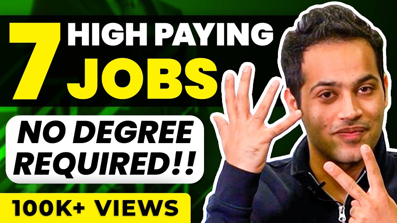 7 HIGHEST Paying Jobs That Require NO College Degree!