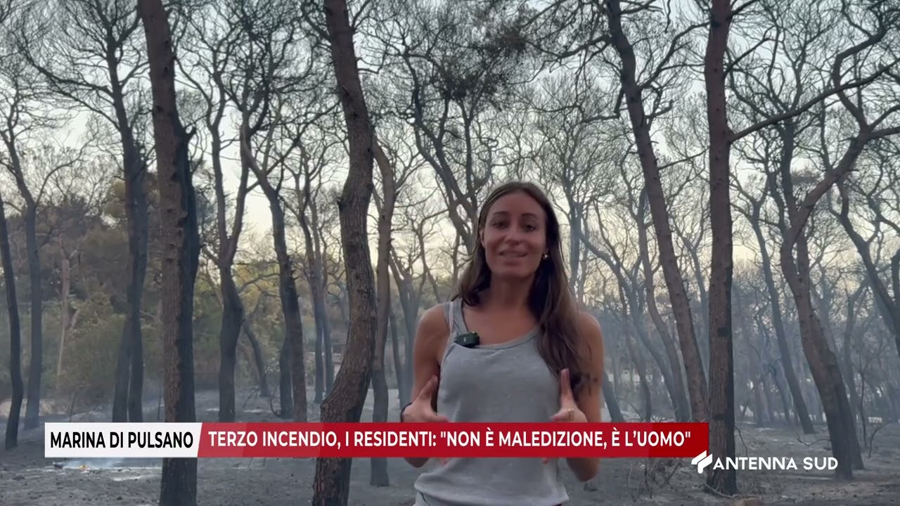 01 AGOSTO 2025 - MARINA DI PULSANO (TA) - TERZO INCENDIO, I RESIDENTI: 