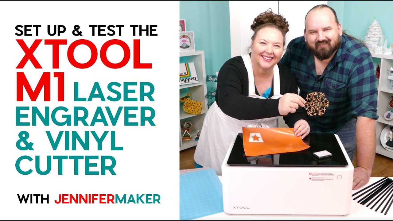 XTool M1 Review: Live Unboxing, Setup, & Playtest with Laser Cutter and Vinyl Blade!