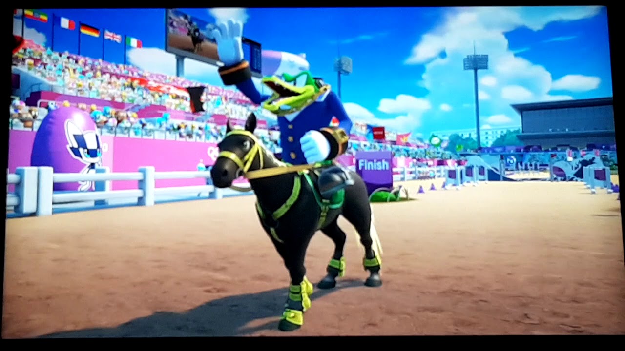 Mario & Sonic Tokyo 2020 Equestrian #28 (Vector)