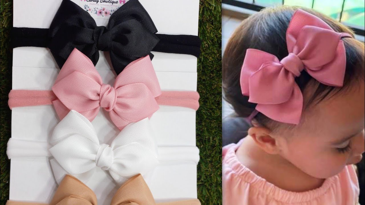 🎀SET DE DIADEMA ELEGANTE PARA BEBÉ🎀