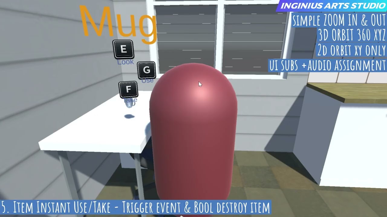 INGi Narrative Interactable Kit | Inspection, Dialogue & Interaction  | Unity Asset - Demo Showcase