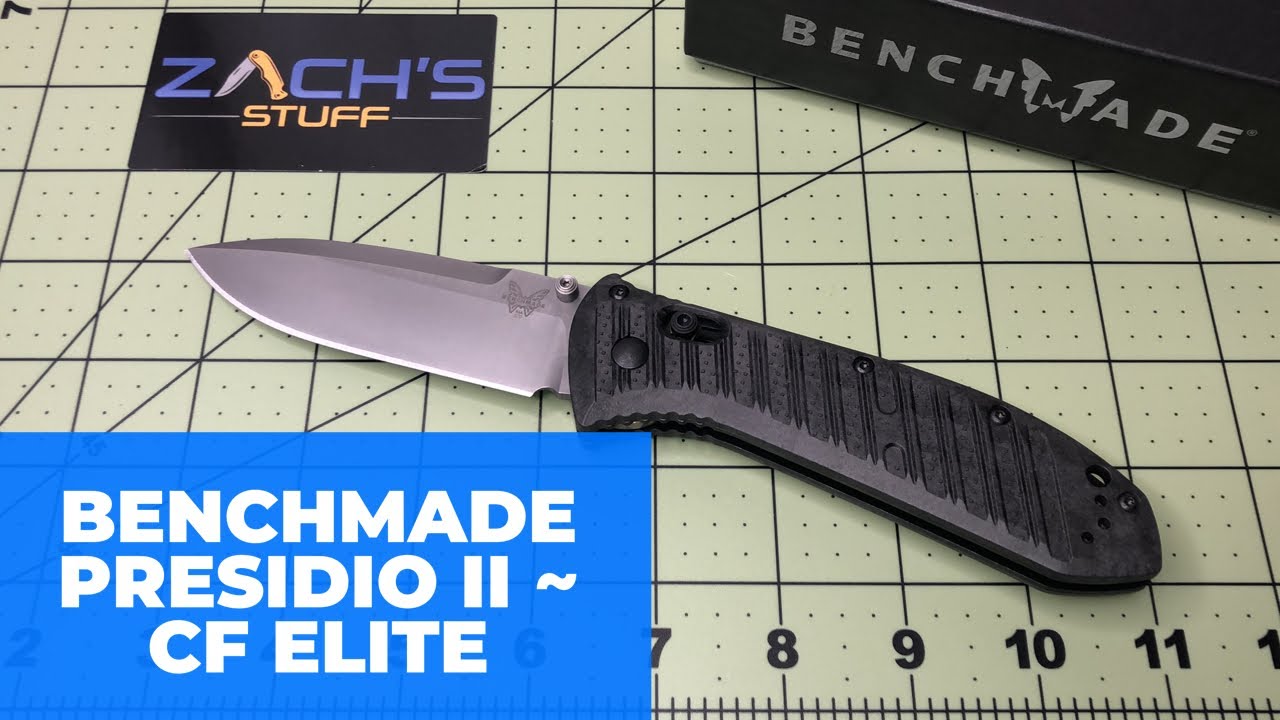 Benchmade Presidio II ~ CF Elite