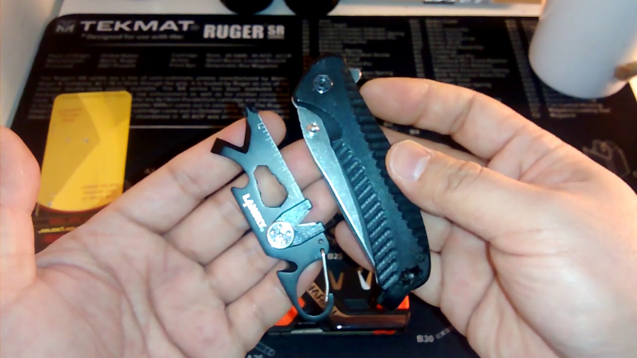 EDC 나이프랑 잘어울리는 다용도 샤프너 멀티툴 Lansky Roadie 8-in-1 Keychain Sharpener