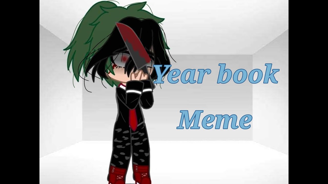 Yearbook meme// mha// middle school deku au// villain deku au// gc