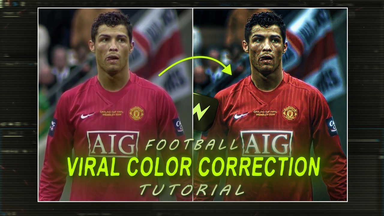 Viral Football Color Correction in Node Video | Football Edit CC 
