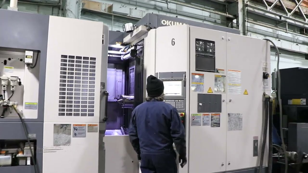 OKUMA HORIZONTAL MACHINING CENTER