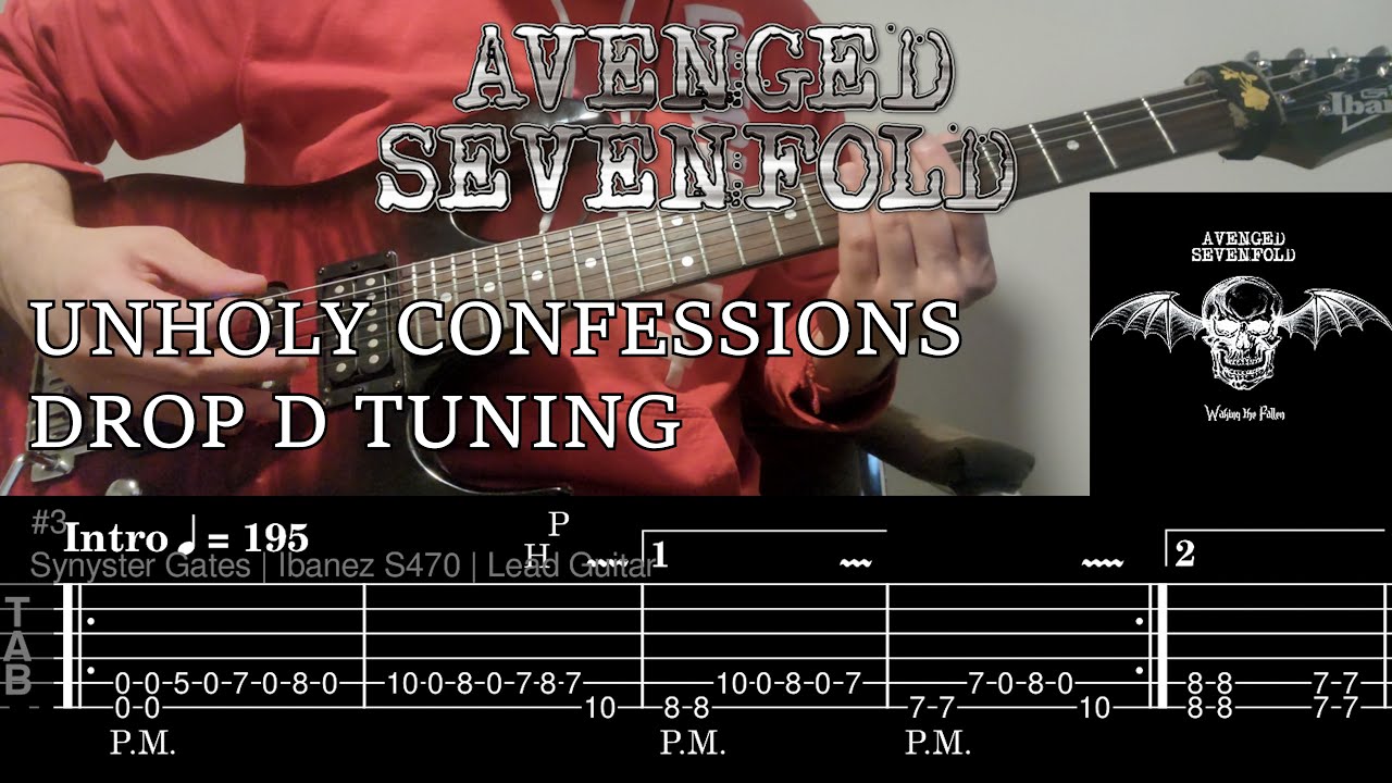 Unholy Confessions - Avenged Sevenfold Guitar cover with TABS
