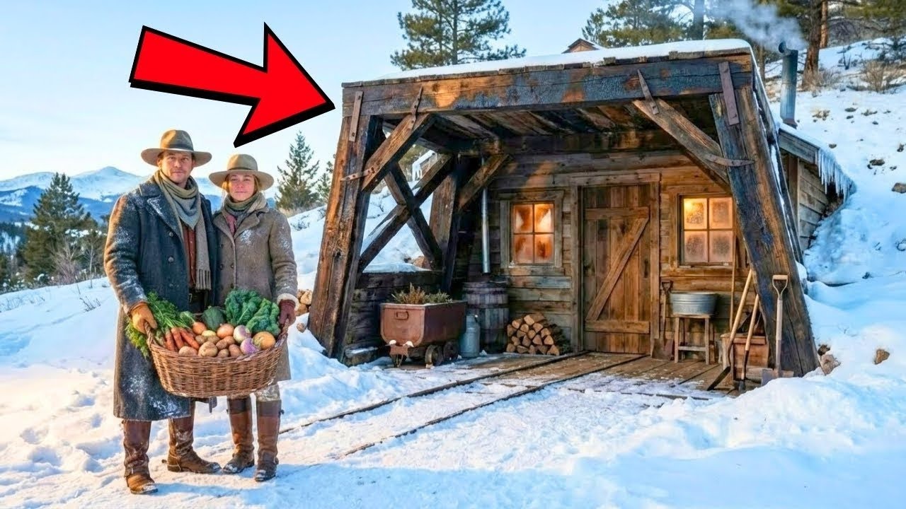 Ils riaient de la maison minière abandonnée... mais leur nourriture y resta fraîche tout l'hive