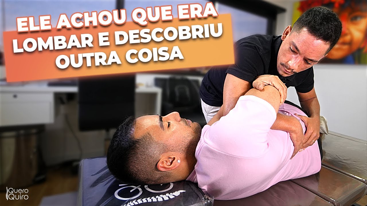 CHEF DE COZINHA TRATA DOR LOMBAR COM QUIROPRAXIA - QUIRO CAUAN RODRIGUES
