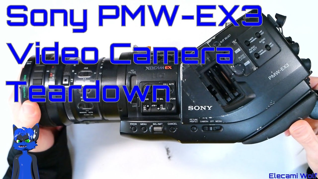 EW0110 - Sony PMW-EX3 Video Camera Teardown