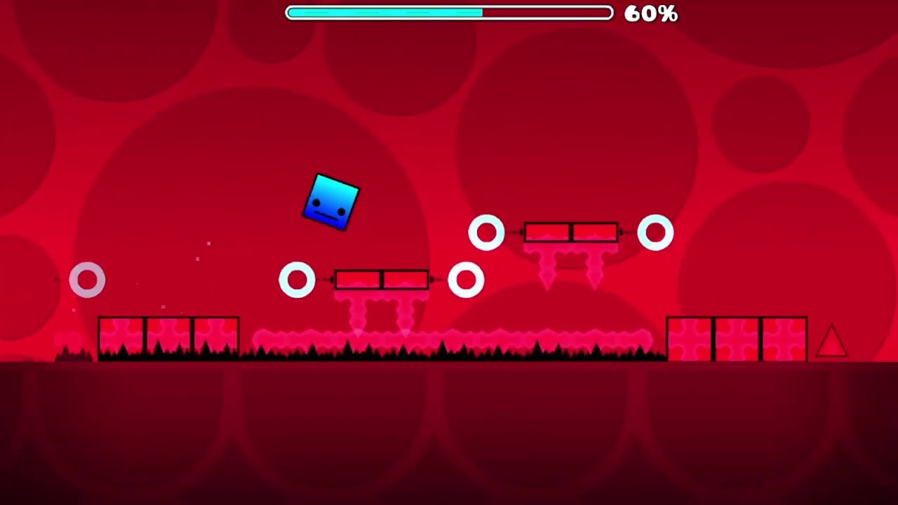 Geometry Dash прохожу 1 уровень из PHOENIX PACK