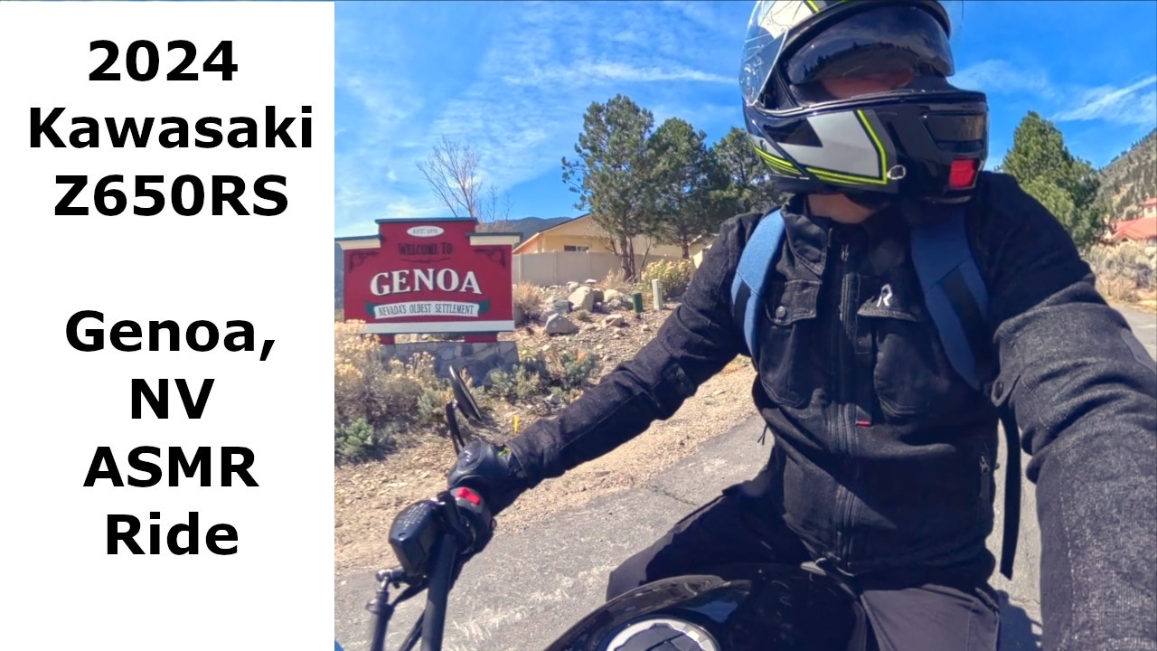 2024 Kawasaki Z650RS | Motorcycle ASMR Ride | Genoa, NV