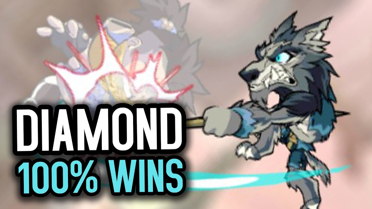I got a Flawless Diamond with Random in Brawlhalla Ranked