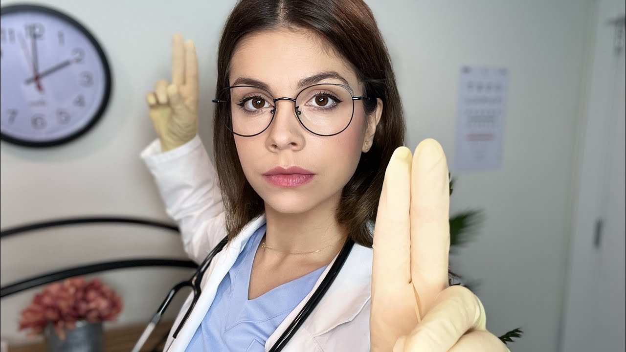 ASMR: самый РЕАЛИСТИЧНЫЙ осмотр черепных нервов, ПОДРОБНЫЙ медицинский осмотр | Персональное вним...