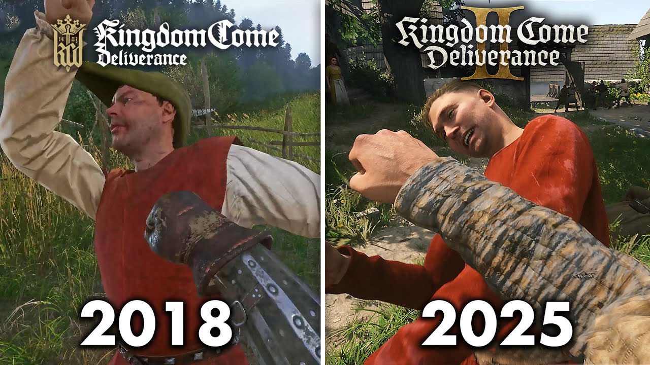 Kingdom Come: Deliverance 1 VS 2 - Gameplay and Visual Comparison