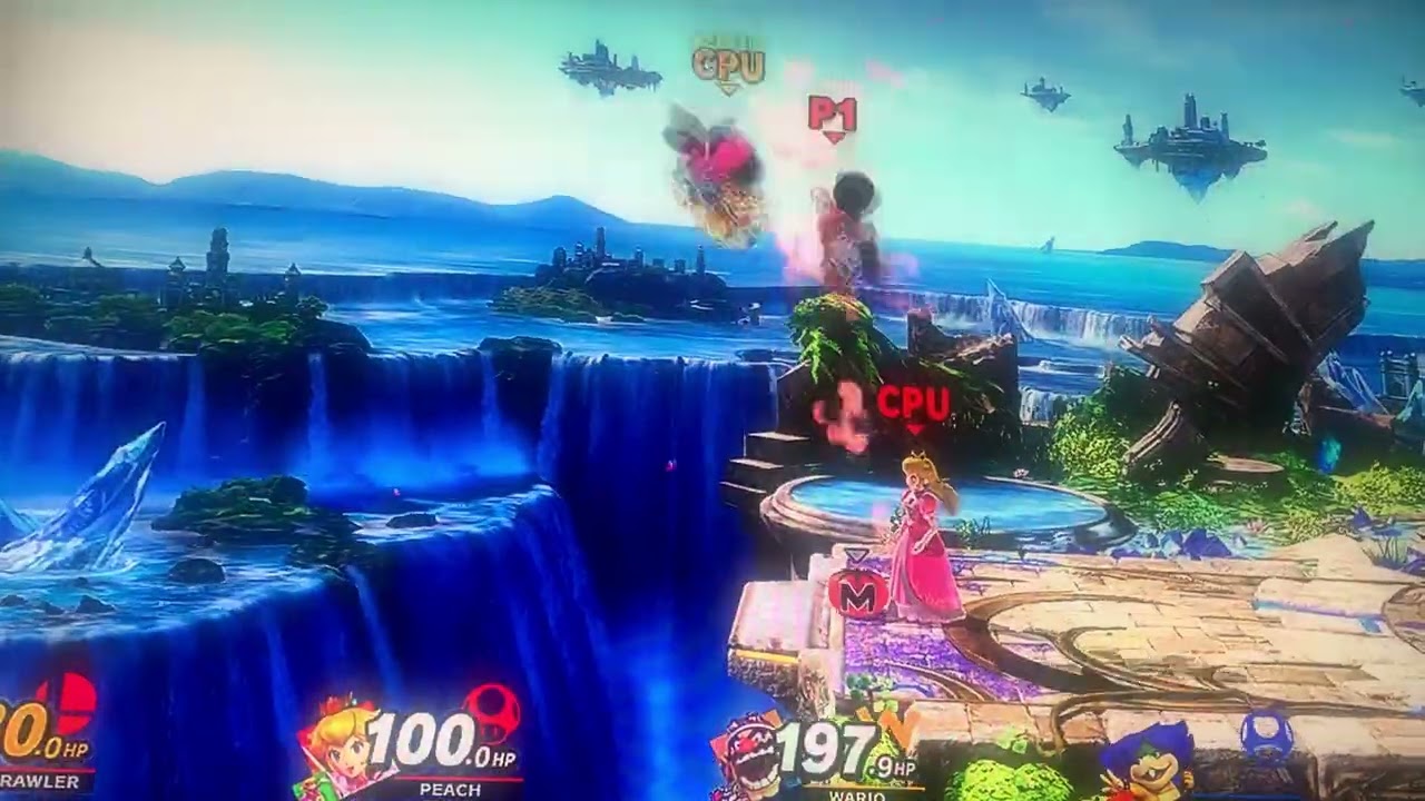 Super Smash Bros Ultimate, T.20 I’MG & Peach, Battlefield, Stamina Battle 1/4