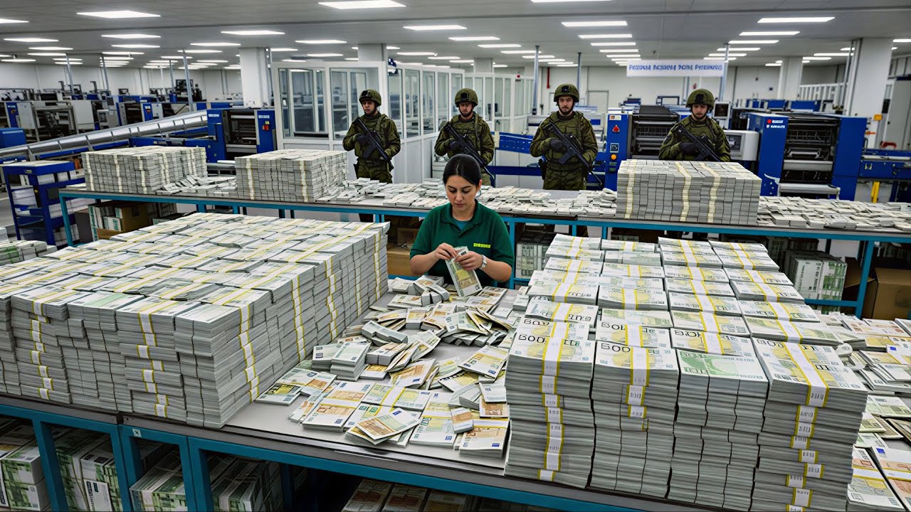 Inside Europe&rsquo;s Money Factory: The Complete Euro Printing and Security Process