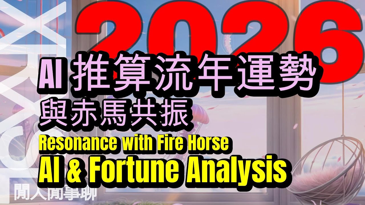 2026 AI & Fortune Analysis. AI 推算流年運勢【與赤馬共振】