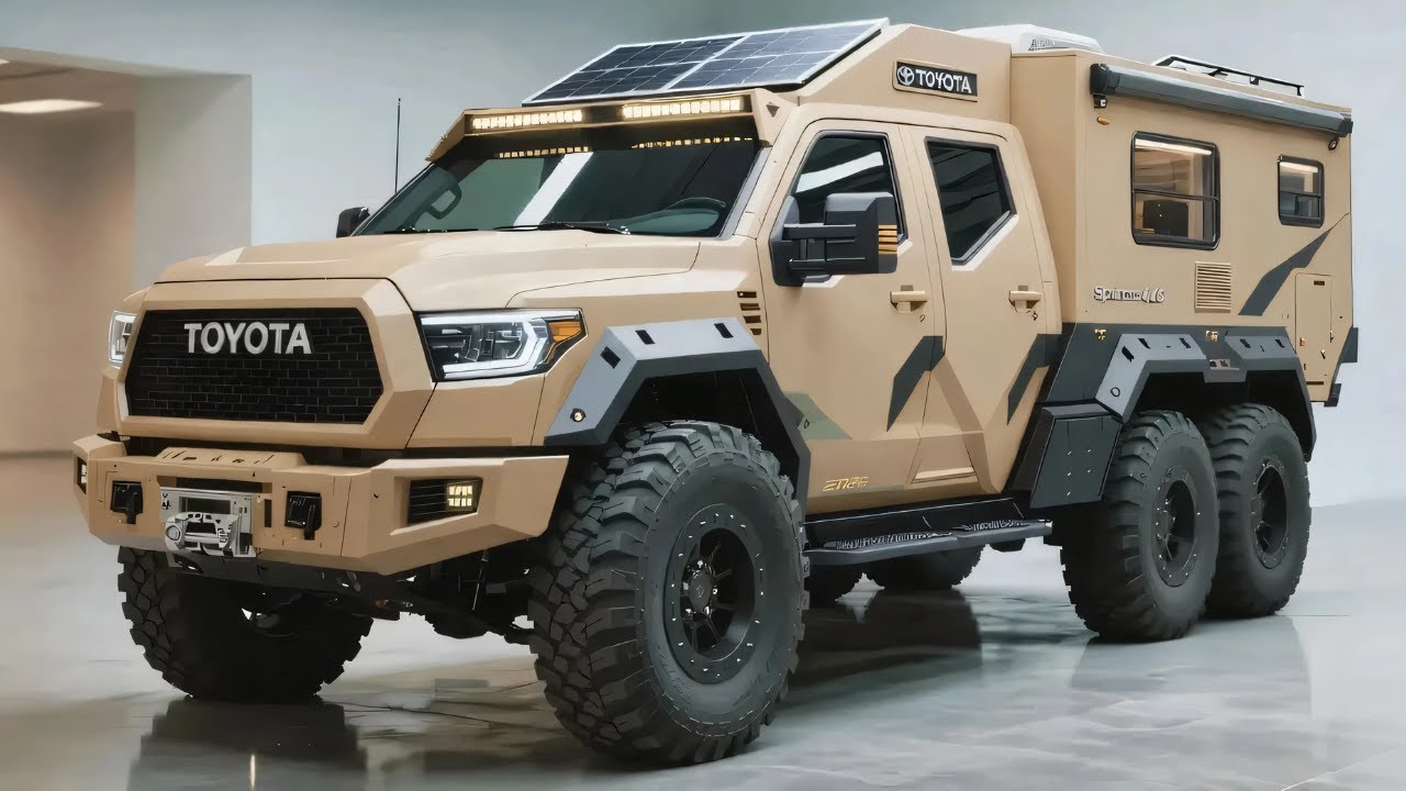 Toyota Sprinter 6x6 2026 года — роскошный внедорожный автодом — идеальный бронированный автодом д...