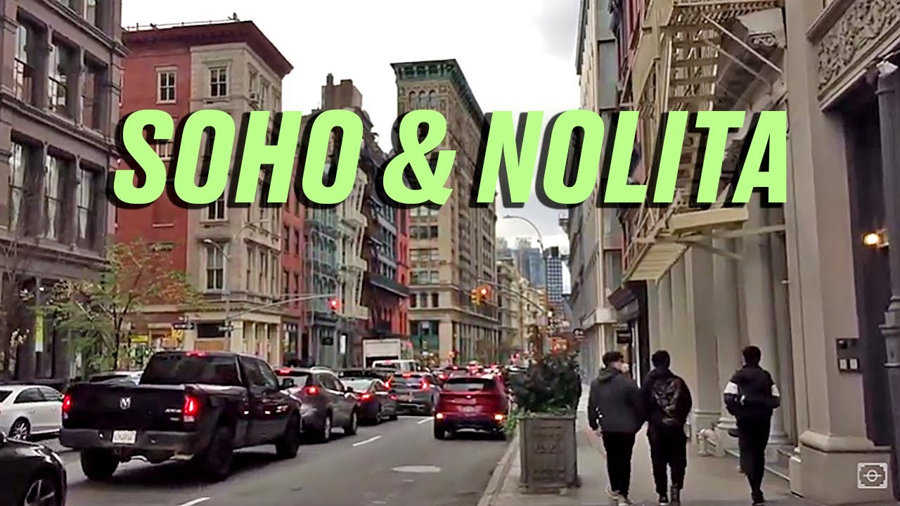 Relaxing Walk In New York City | Enjoy the sound effects for stress relief in Nolita and Soho
