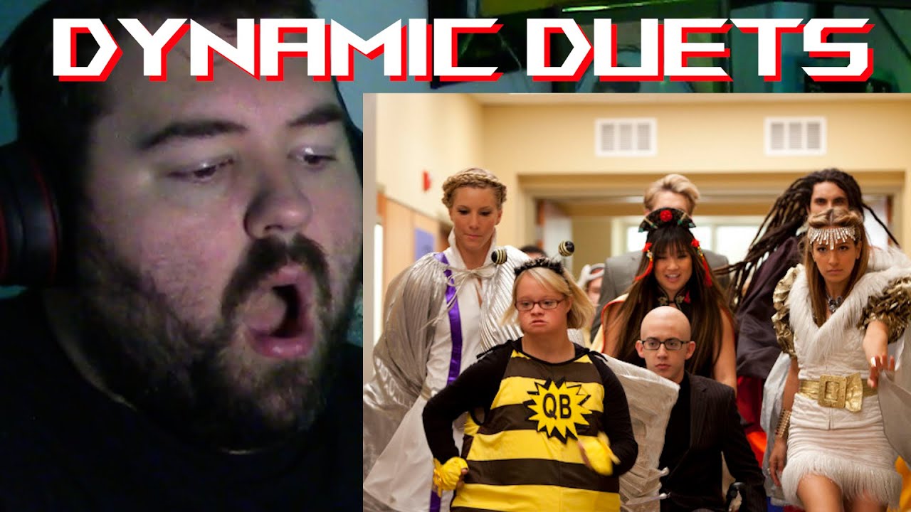 Singer reaction to GLEE -  4x7 (Dynamic Duets) FOR THE FIRST TIME
