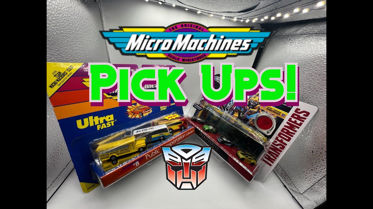 Micro Machines Transformers Series 2 Chase Car! Toy Pick Ups.