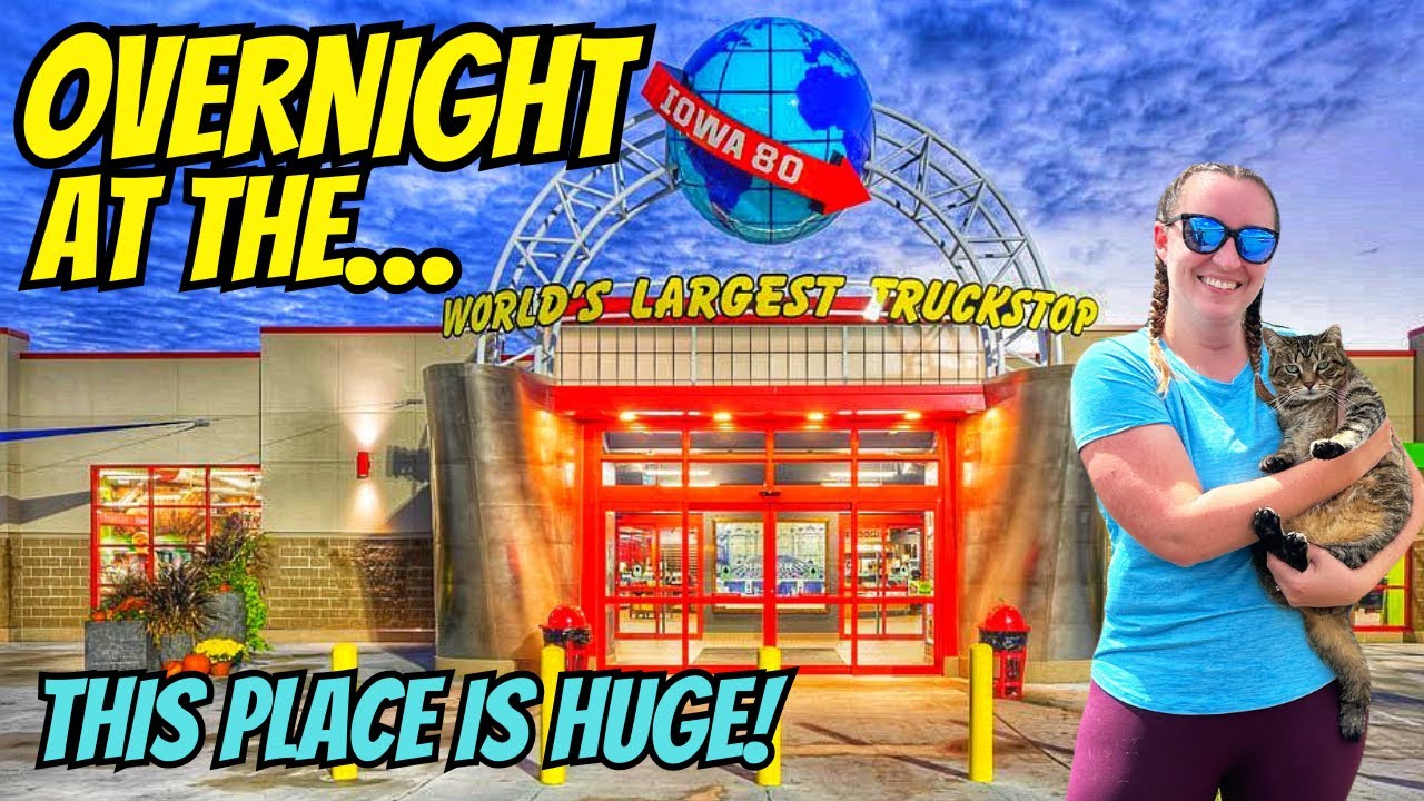 OVERNIGHT at the Worlds Largest Truck Stop! | Ekko Van Life