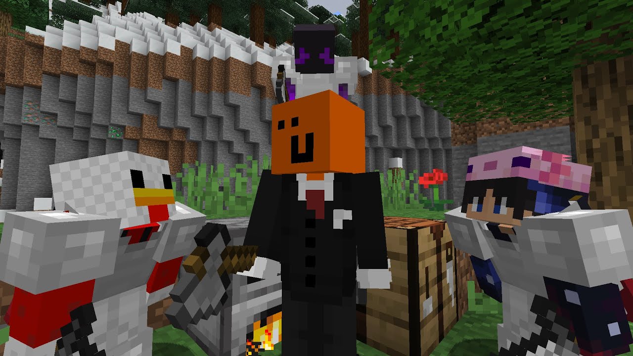 Minecraft Speedrunner VS 3 Hunters FINALE REMATCH