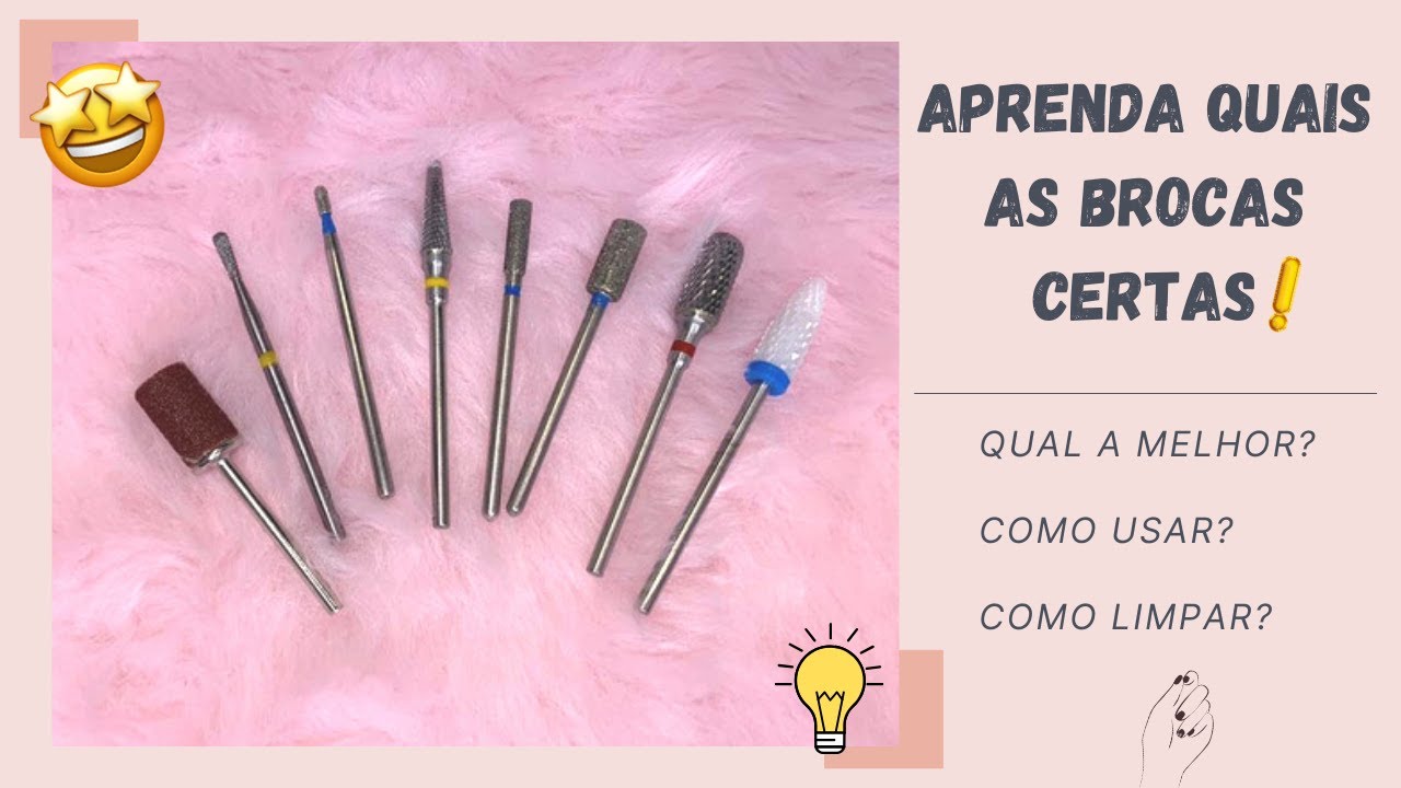 BROCAS PARA UNHAS - APRENDA QUAIS AS CERTAS PARA USAR!