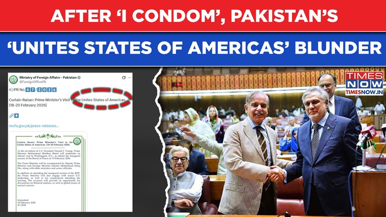 After ‘I Condom’, Pakistan’s ‘Unites States of Americas’ Blunder| Foreign Ministry’s Post Viral