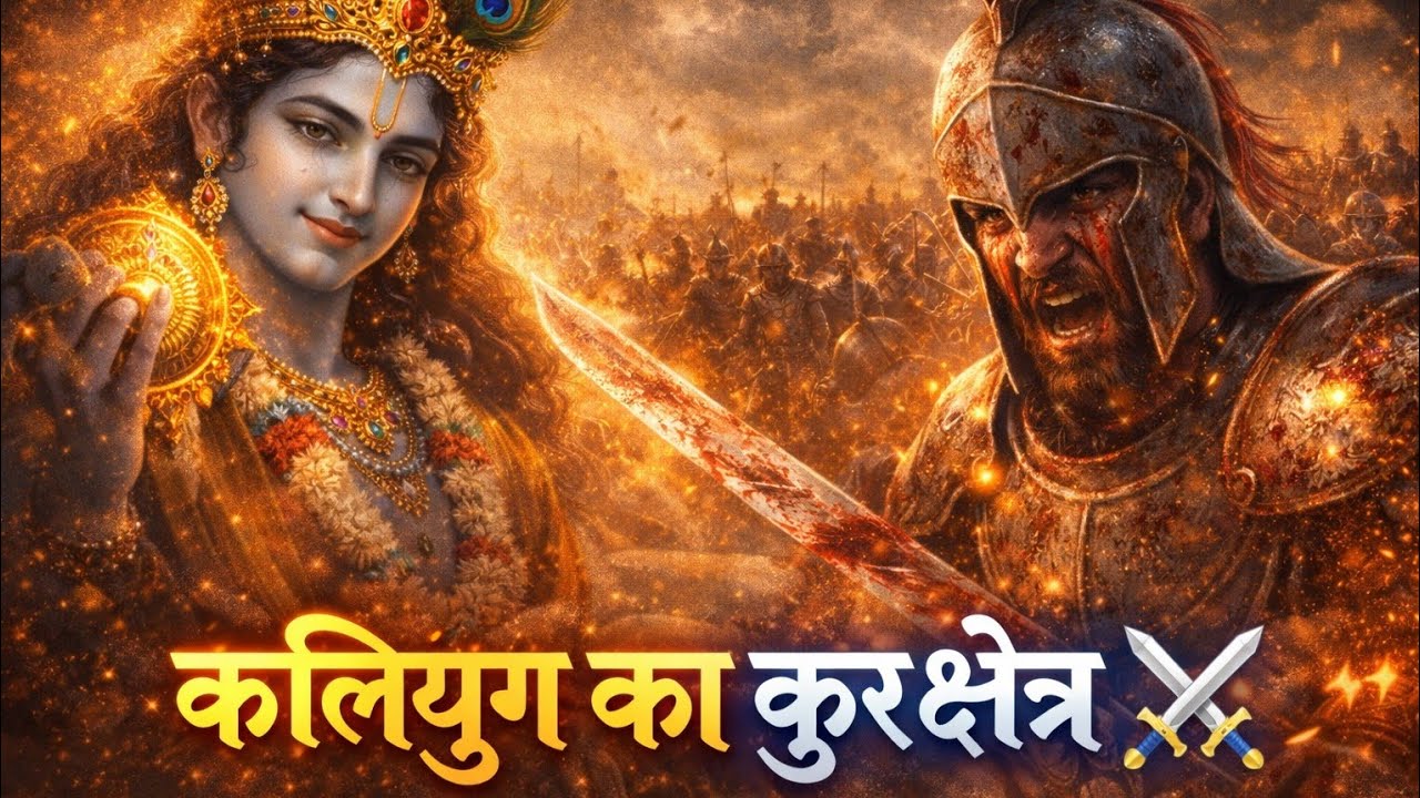 🪈  कलियुग का कुरुक्षेत्र  | 🔥 आज का युद्ध बाहर नहीं, भीतर है | Powerful Bhajan ✨