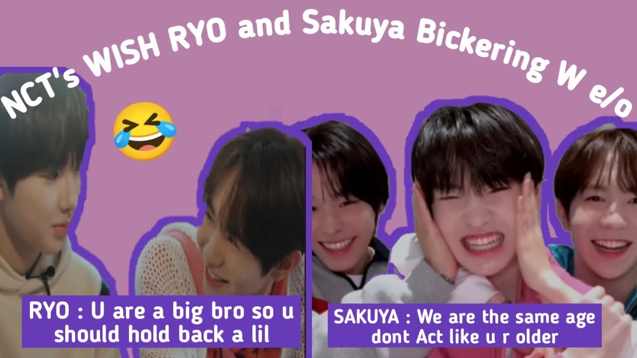 NCT's Wish Ryo and Sakuya Bickering with each other