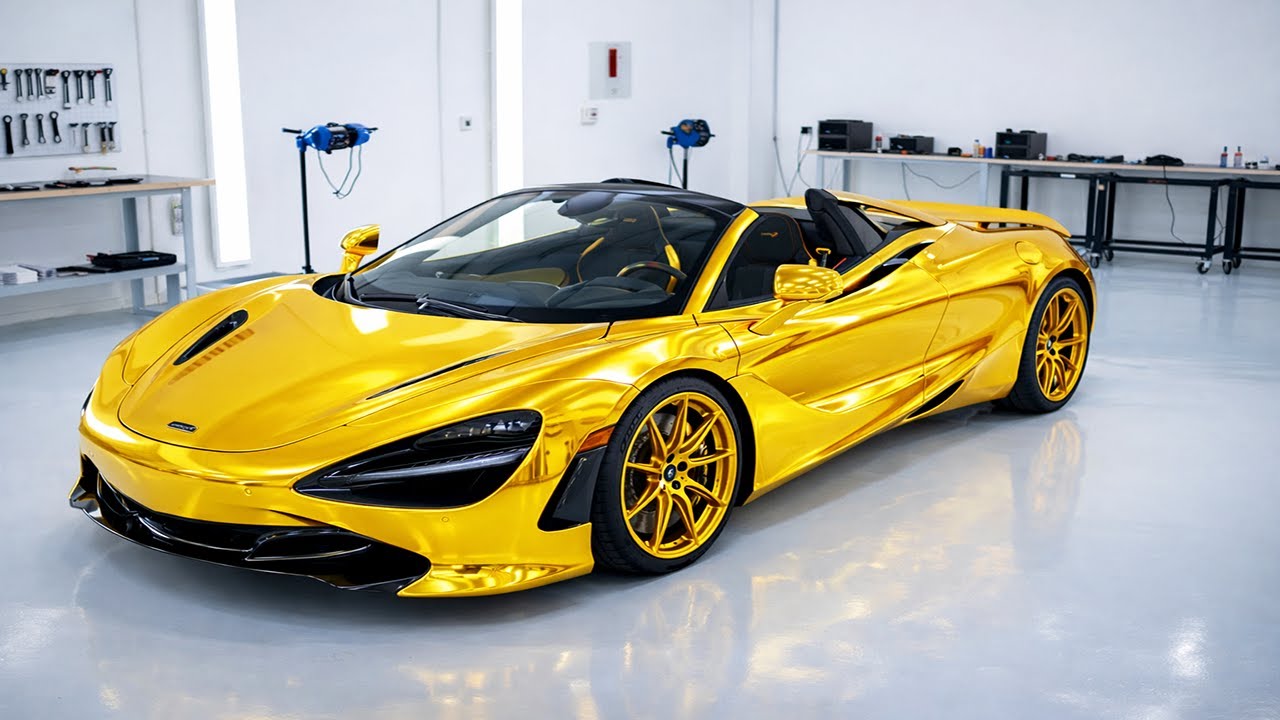 McLaren 720S Spider MSO: Installing Precision-Machined Rose Gold Interior Accents & Trim