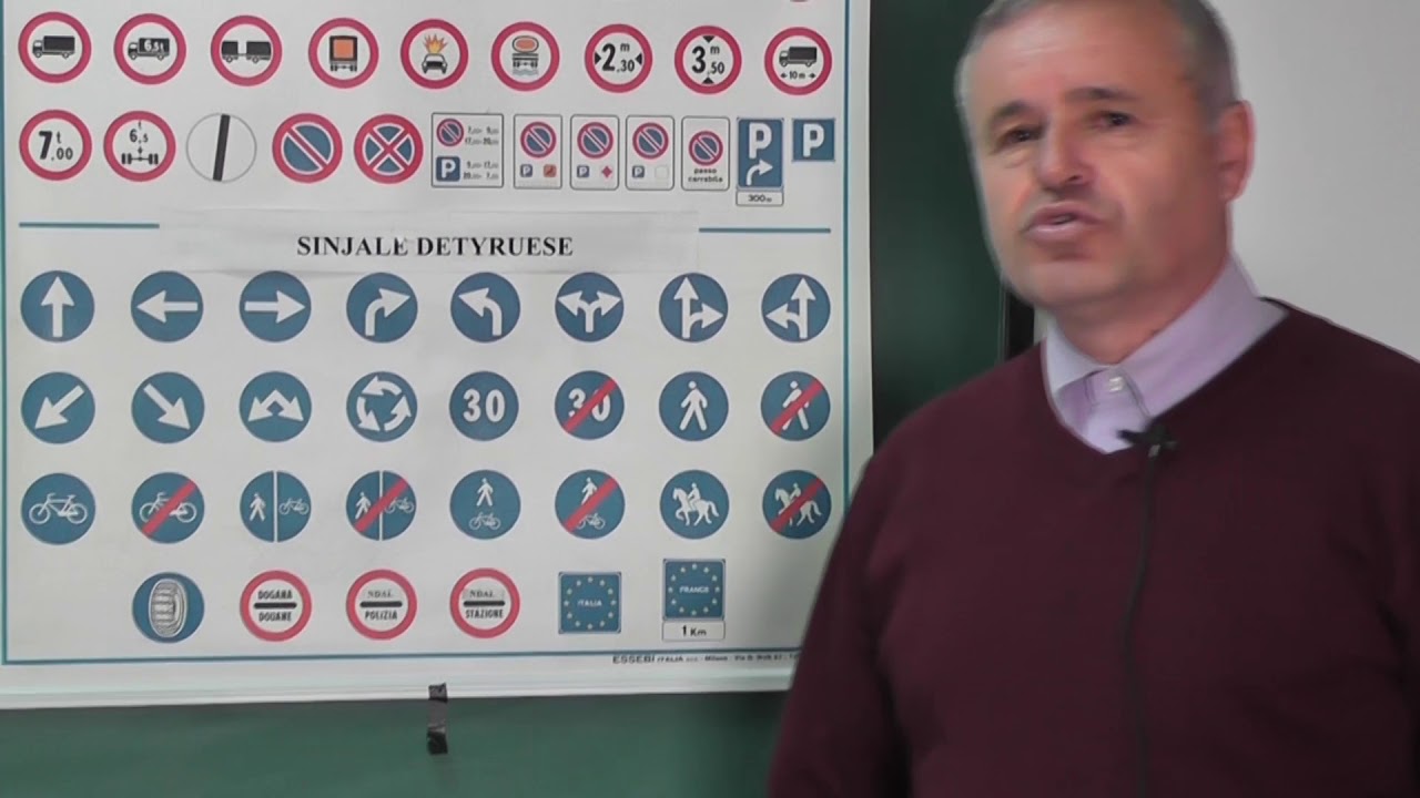 Autoshkolla dhe Kursi i Patentës, Sinjalet Urdhëruese Detyrimit, Mësimi 8