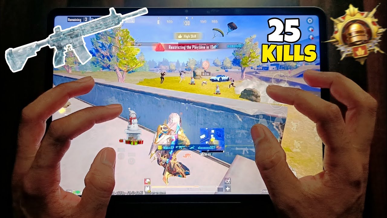 Xiaomi Pad  7  ❤️ PUBG Handcam Gameplay & Performance | HDR+60FPS | BGMI