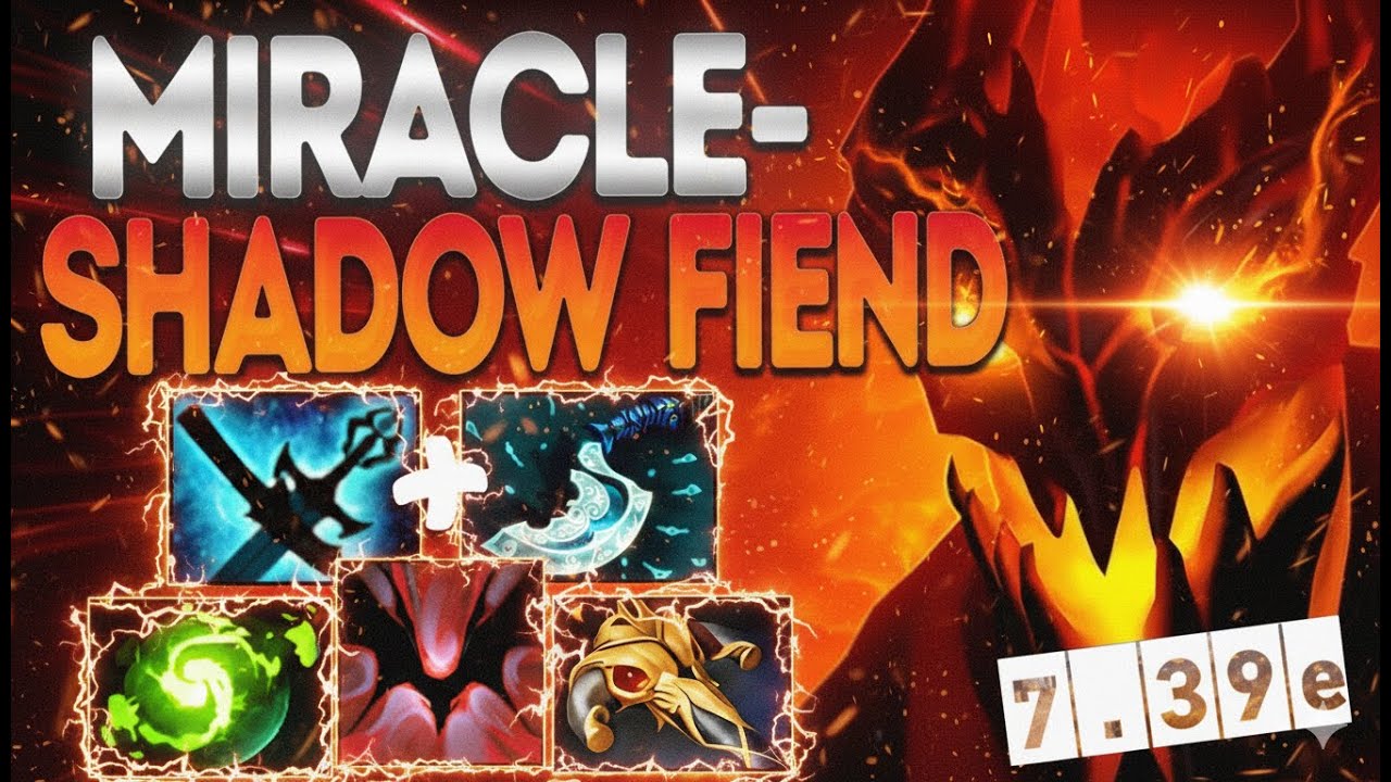 MIRACLE- Shadow Fiend Full Magical Gameplay 7.39e 💥
