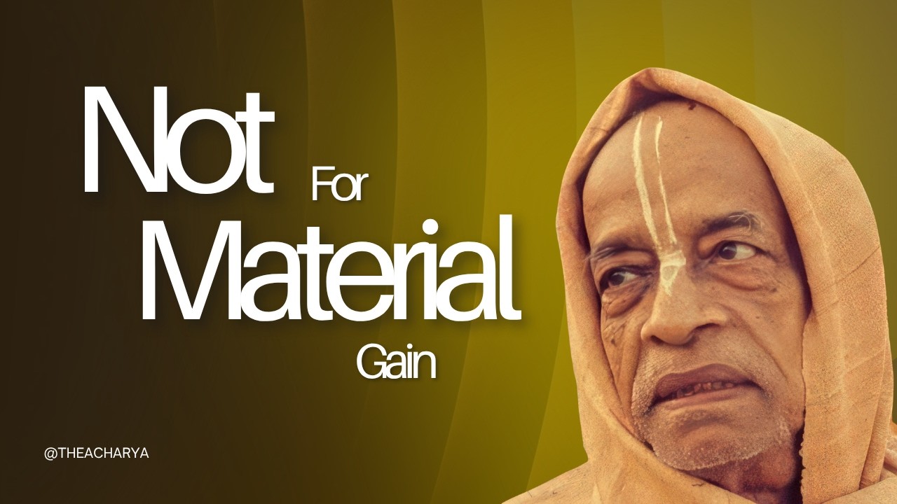 Only Krishna Can Save | SB 1.7.38-39 | Vrindavan, India | Srila Prabhupada