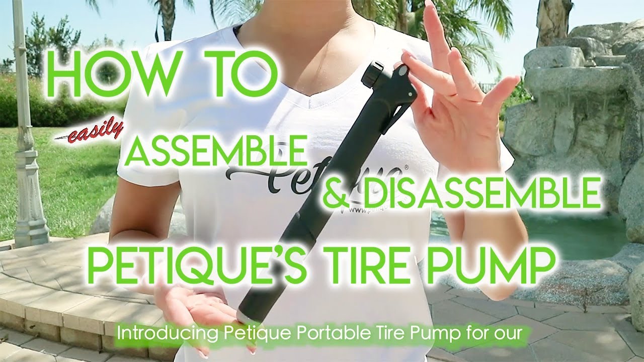 HOW TO Use Petique's Portable TIRE PUMP