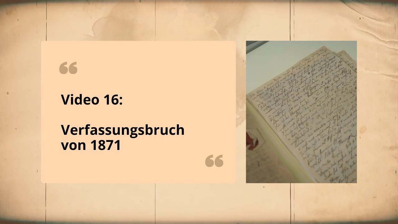 Video17 - Verfassungsbruch