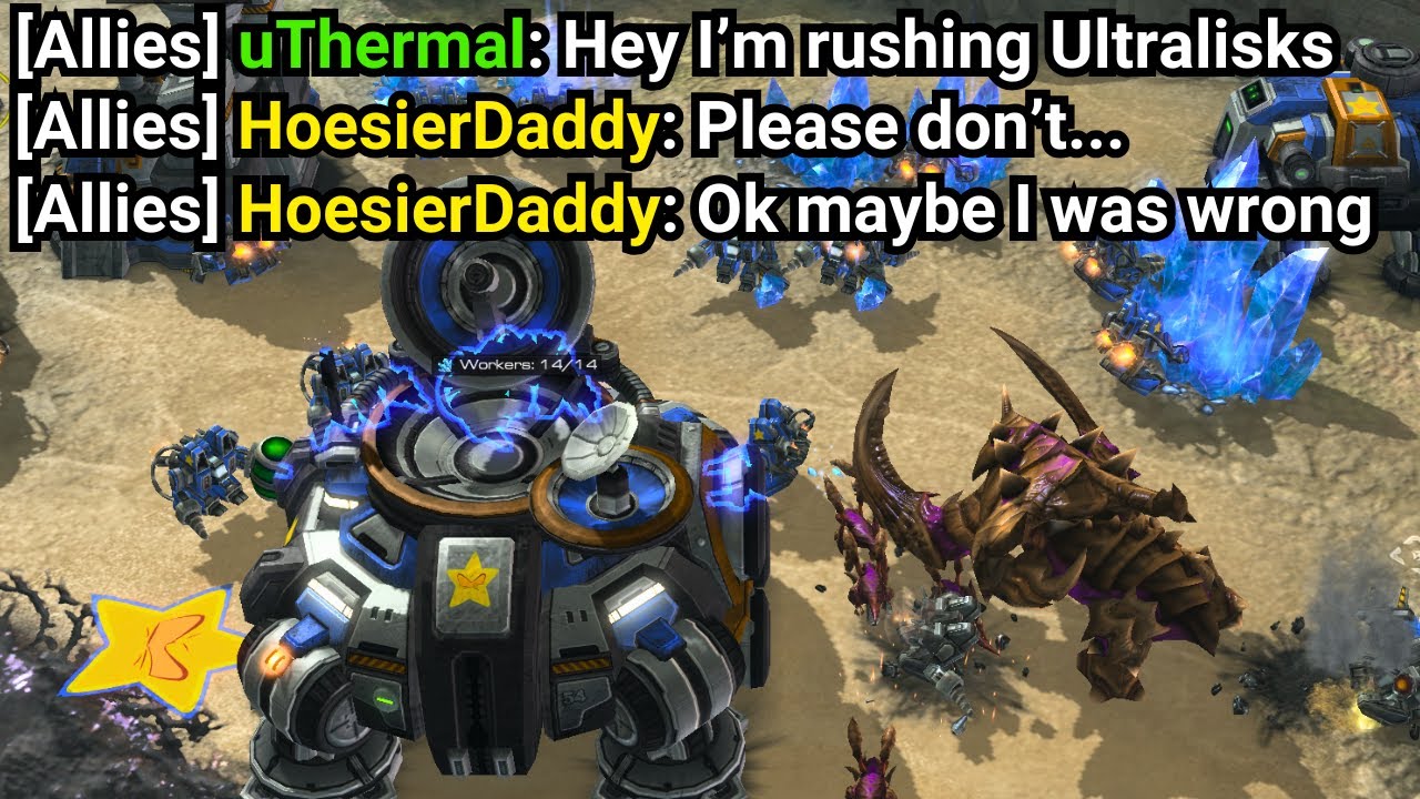 I Shocked My Teammate With This Legendary Ultralisk Cheese
