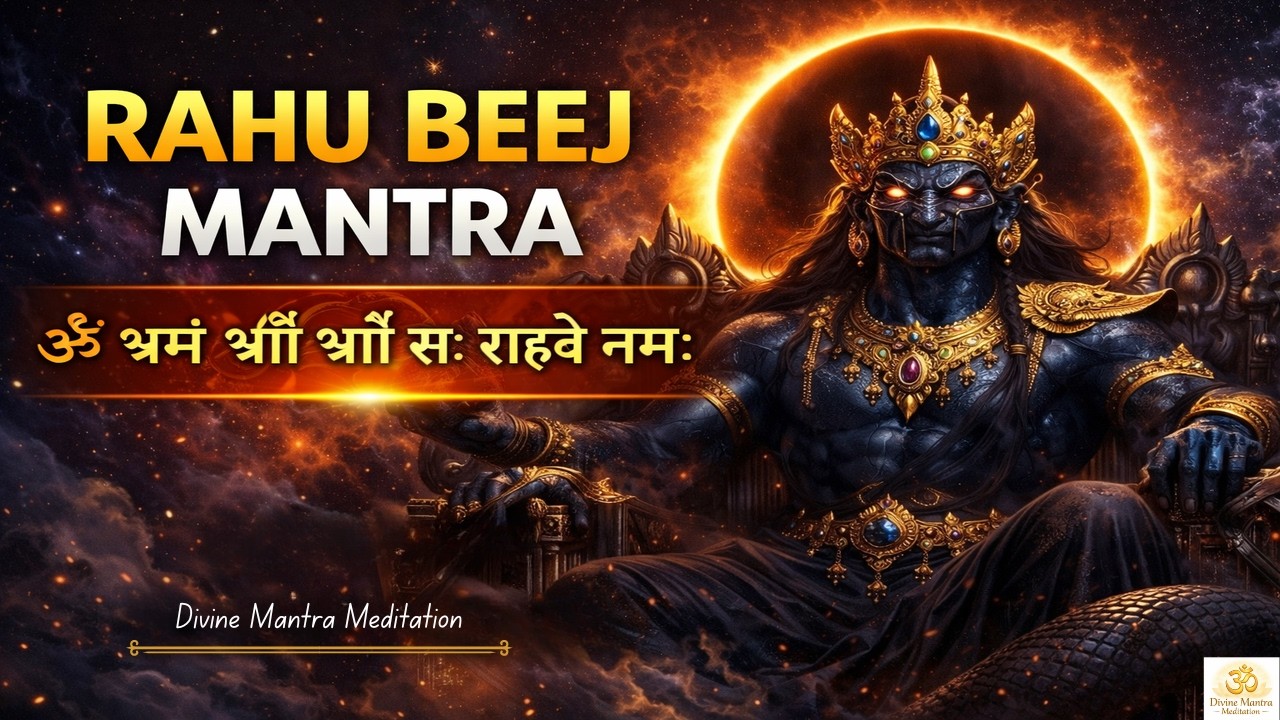 WARNING ⚠️ Listen to Rahu Beej Mantra 108 Times Daily & Watch Your Life TRANSFORM