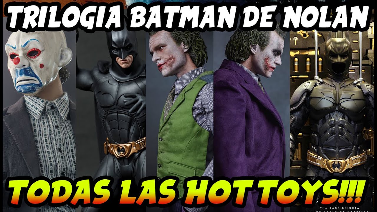 Todas las HOT TOYS de la TRILOGÍA de BATMAN